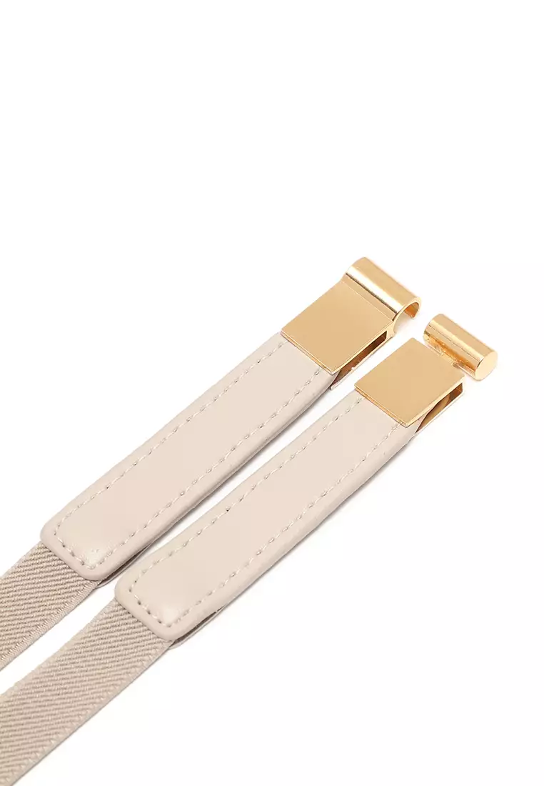GYKACO JANE Beige - Ikat Pinggang Wanita - Fashion Belt / Sabuk (Import)