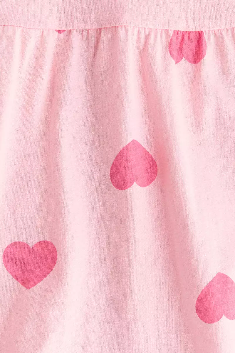 Printed cotton dress