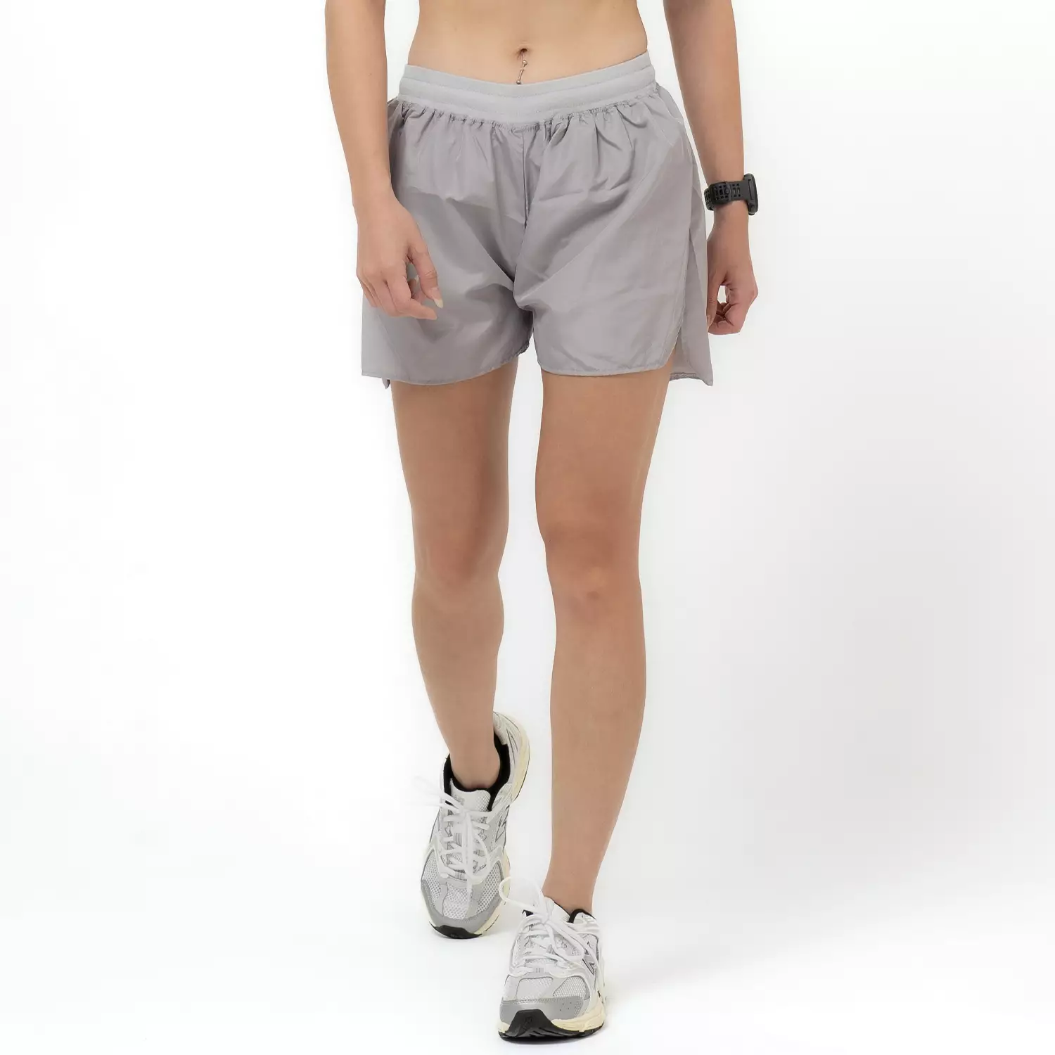 Running Shorts 3 inches Woman Grey