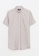 LC WAIKIKI beige Slim Fit Short Sleeves Oxford Men's Shirt 46E6BAA22B89DAGS_6