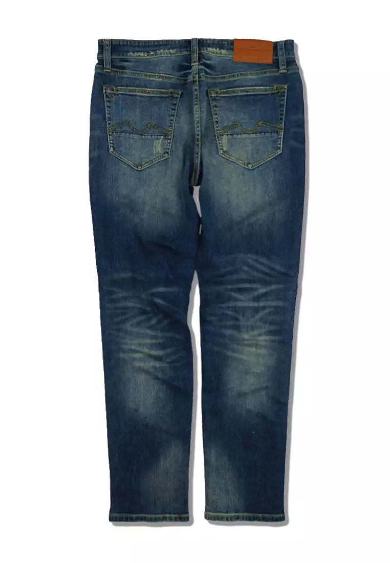 Chevignon Mens Vintage Wash Slim Taper Jeans 2024, Buy Chevignon Online