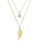 ELLI GERMANY gold Necklace Layer Wings Symbol Crystal Gold Plated 27124ACAB58DFDGS_1