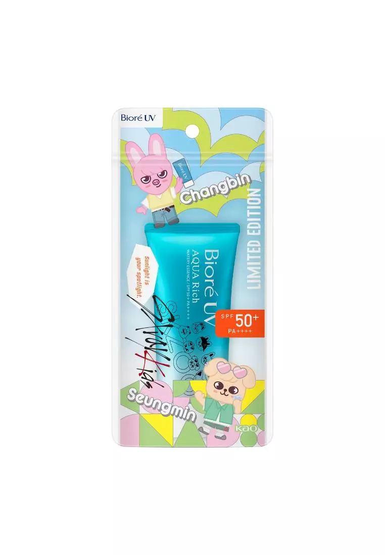 BIORE SPF50+PA++++ UV Aqua Rich Watery Essence - SKZOO Limited Edition (50g)