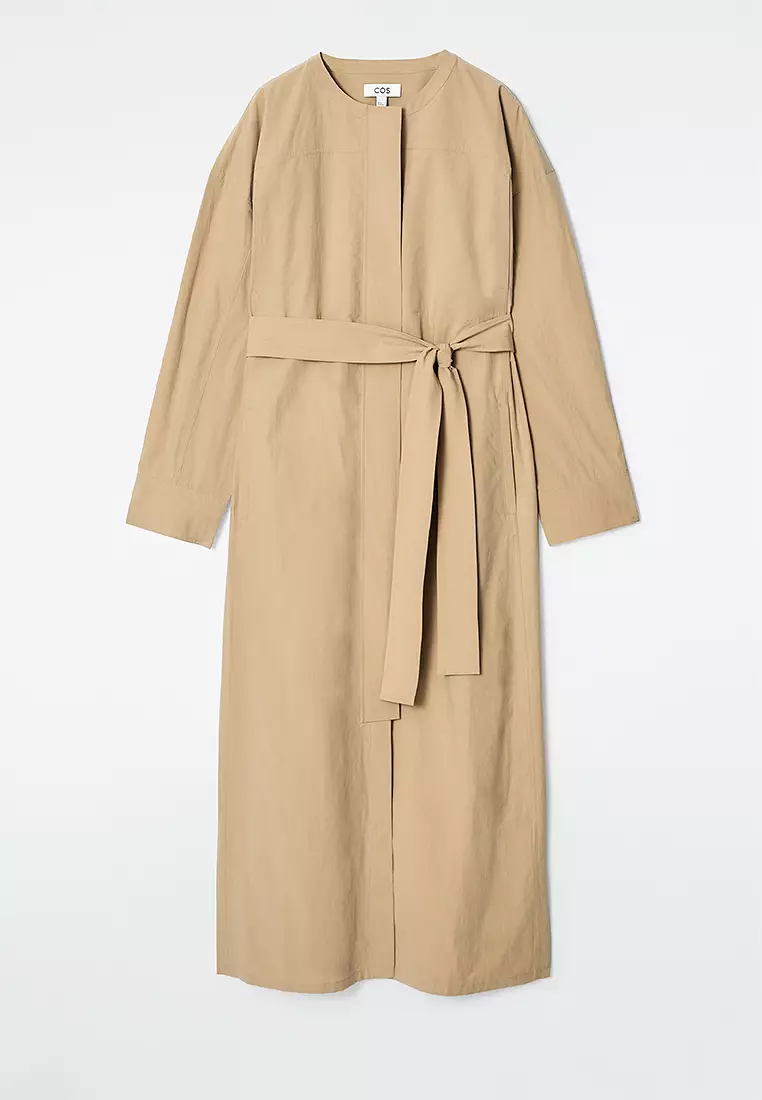 Belted Utility Shirt Dress