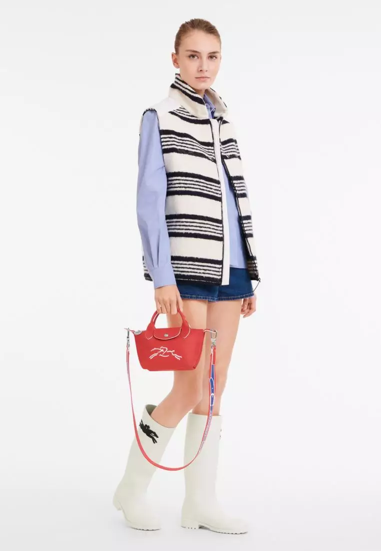 Longchamp Le Pliage Cuir Xtra XS Handbag Red