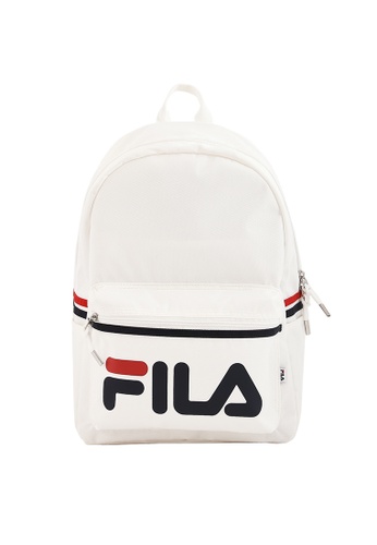 الماس كرة القدم يواجه ينجز fila black and white backpack