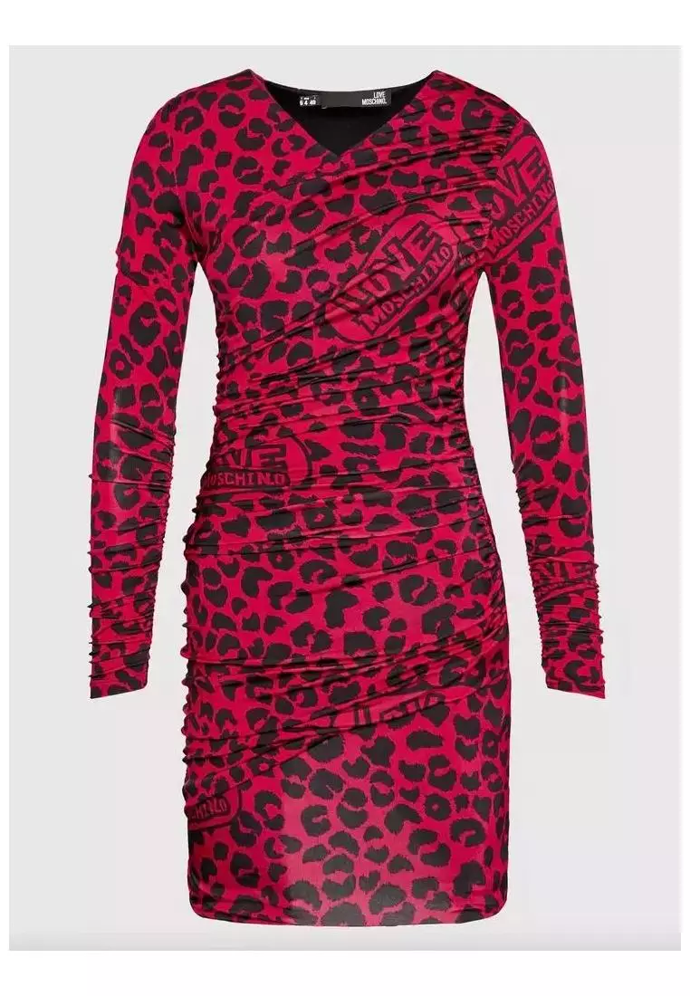 Love moschino clearance red dress