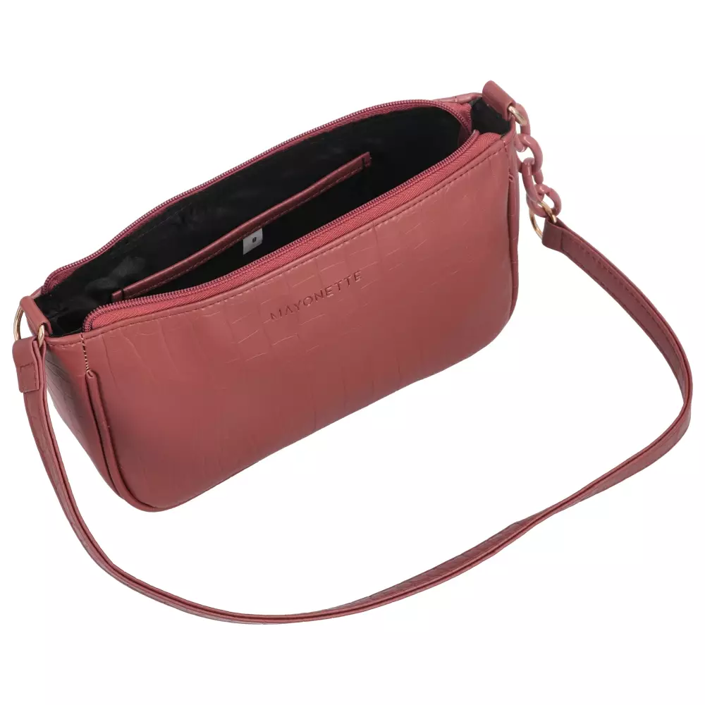 MYNT by Mayonette Vanda Shoulder Bag Vintage Croco Bag Tas Wanita Terbaru 2021 - Pink