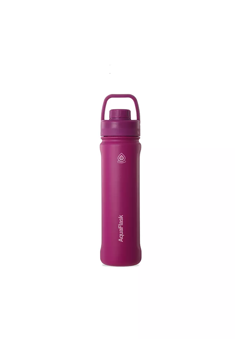 22oz Magenta New Sports Lid Bottle Wide Mouth Vacuum Insulated Stainless Steel Drinking Water Bottle