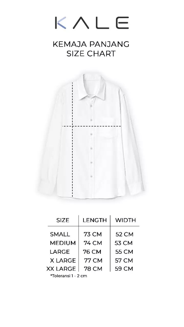 Kale Manley Green/ Kemeja Lengan Panjang