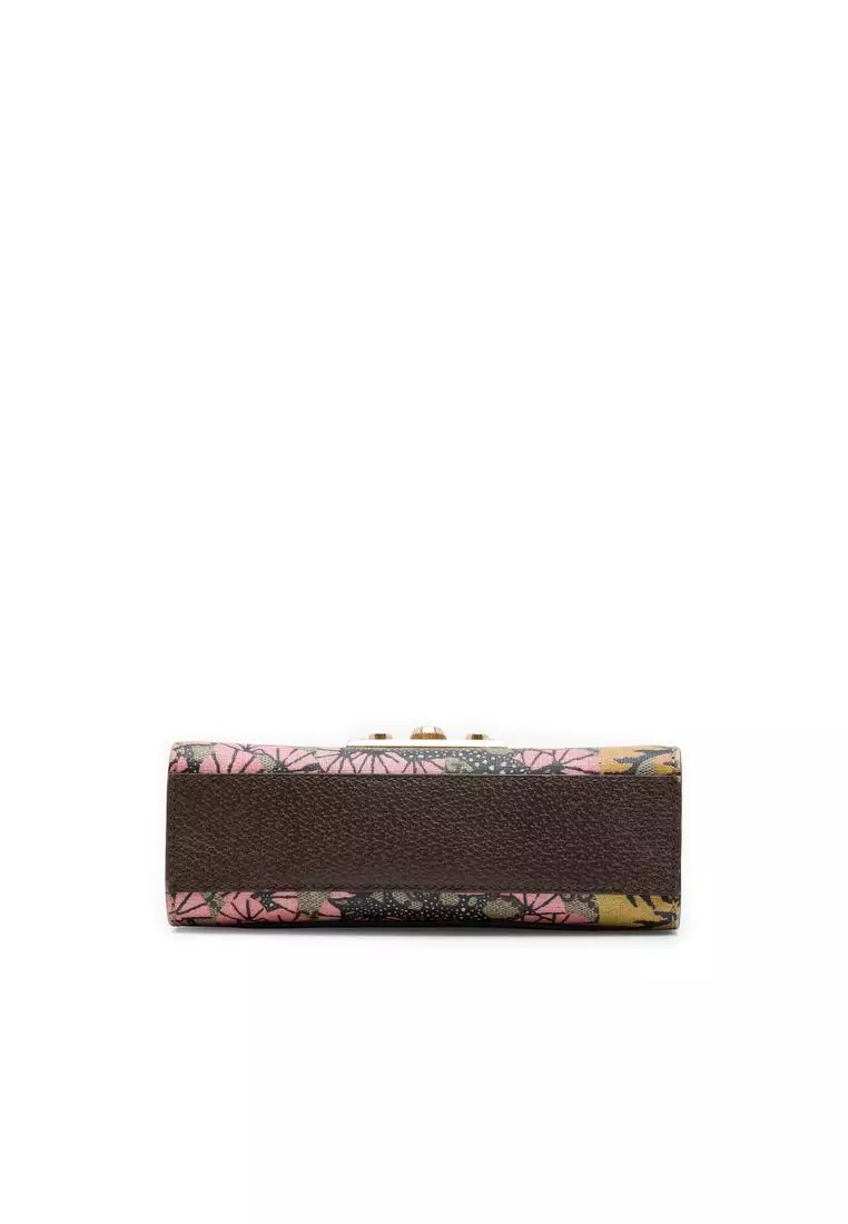 Pre-Loved Gucci Small Gg Supreme Bengal Padlock Crossbody