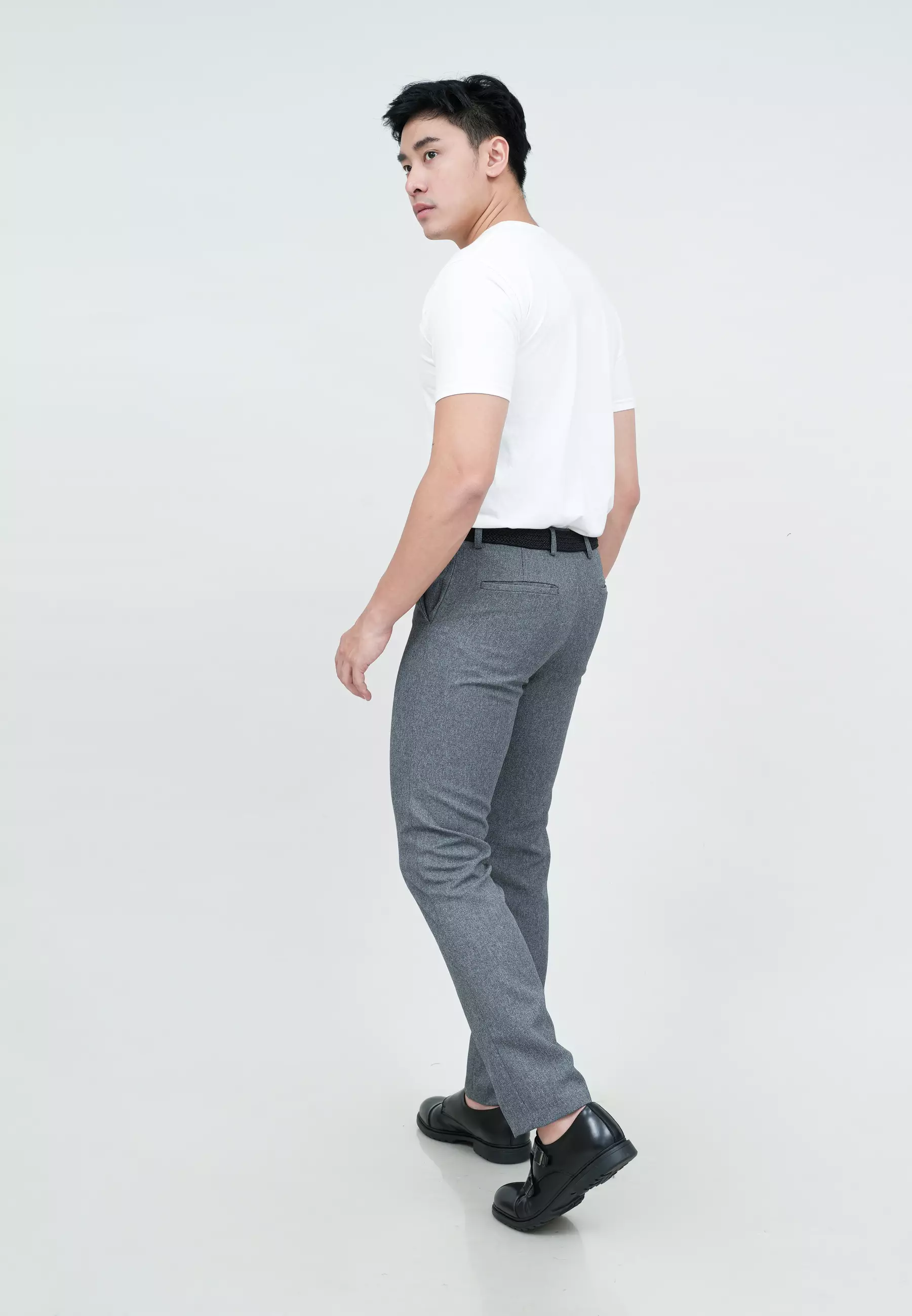 Houseofcuff Ikat Pinggang Rajut Belt Sabuk Pria Unisex Hitam