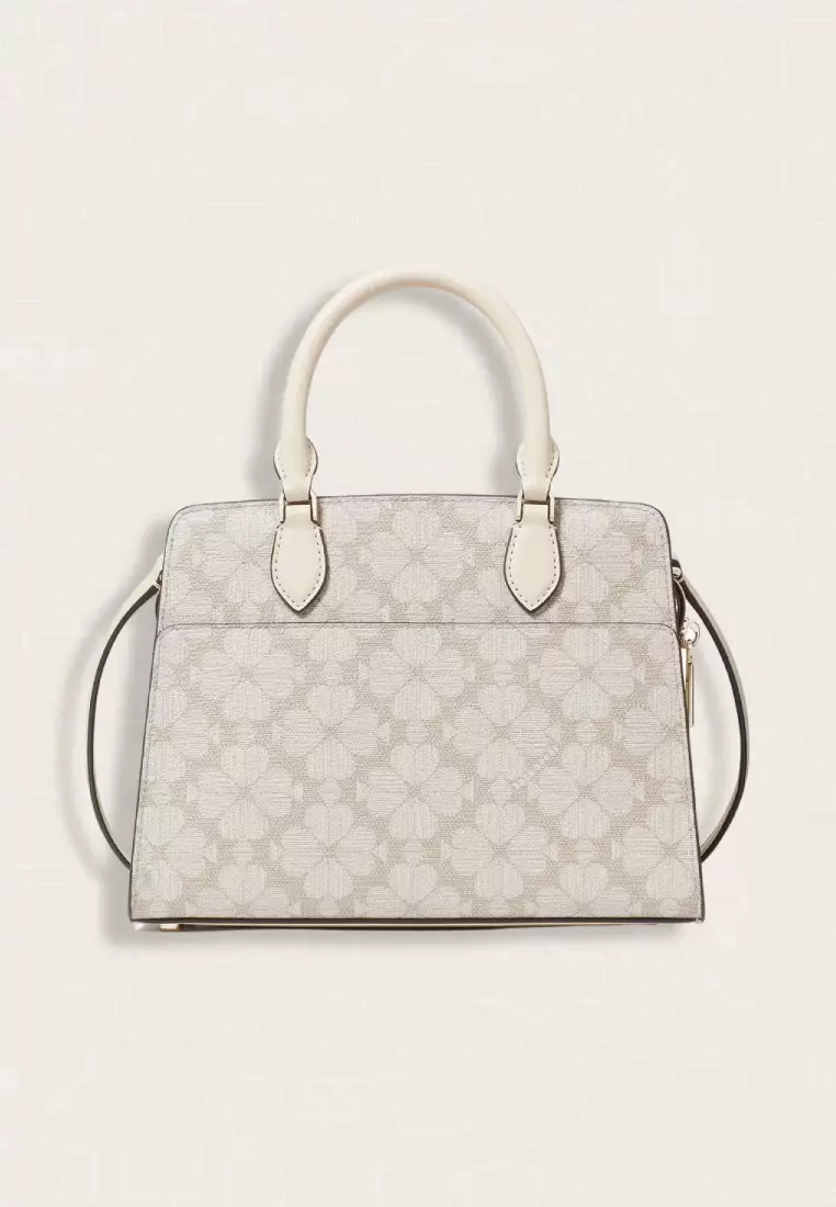 Kate Spade Signature Spade Flower Small Satchel Dark Beige Multi