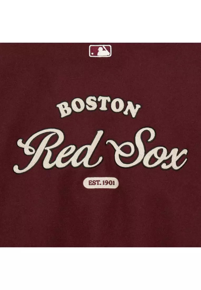 WOOL CURSIVE VARSITY JACKET BOSTON RED SOX