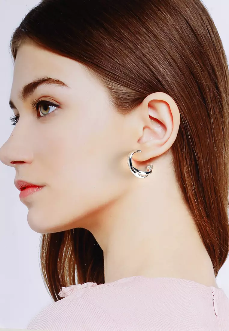 Interlinked Hoop Earrings
