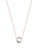 TOUS TOUS Straight Disc Rose Silver Vermeil Necklace with Gemstones C9BDDAC0B4DC39GS_3