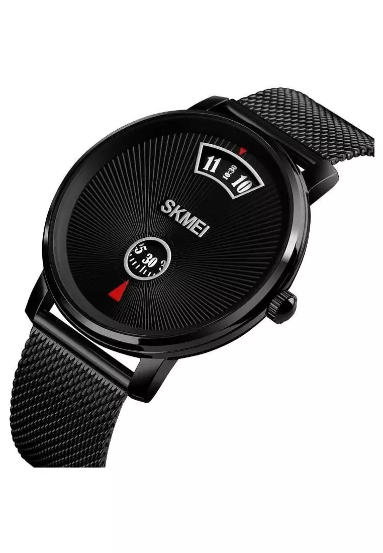 Jam Tangan Casual Analog Pria Strap Tali Material Stainless Steel SV14 ORIGINIAL