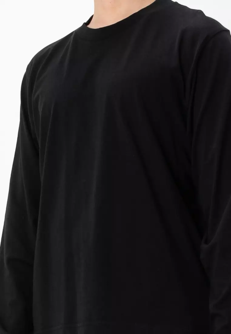 Organic Cropped Fit Long Sleeves Tee