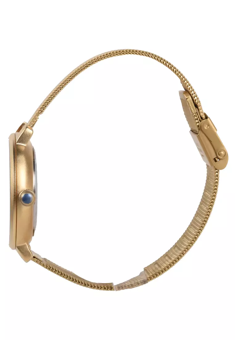 Alfa - Jam Tangan Wanita - Gold - Stainless Steel Bracelet - 38007L-A