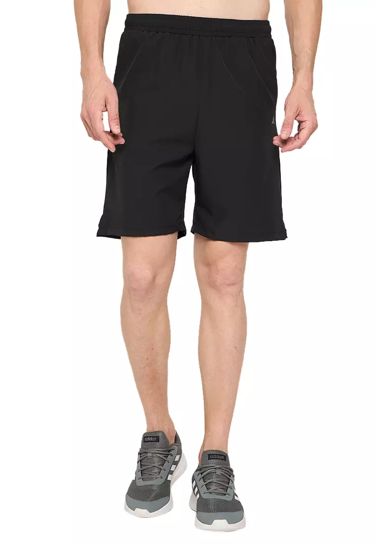 Men's Side Cut Training Black Shorts
