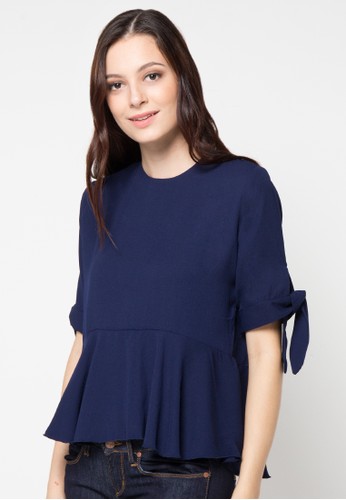 Collection - Helena Wave Crepe Top