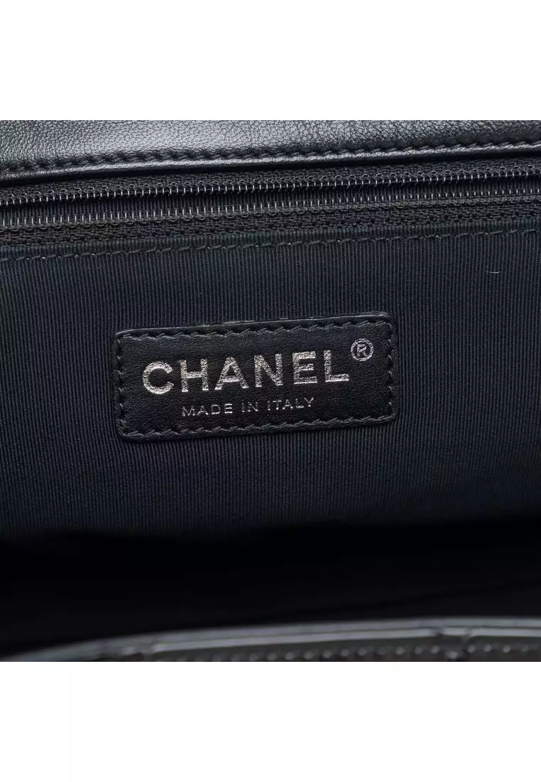Pre-Loved Chanel Quilted Patent Reissue 2.55 Accordion Flap