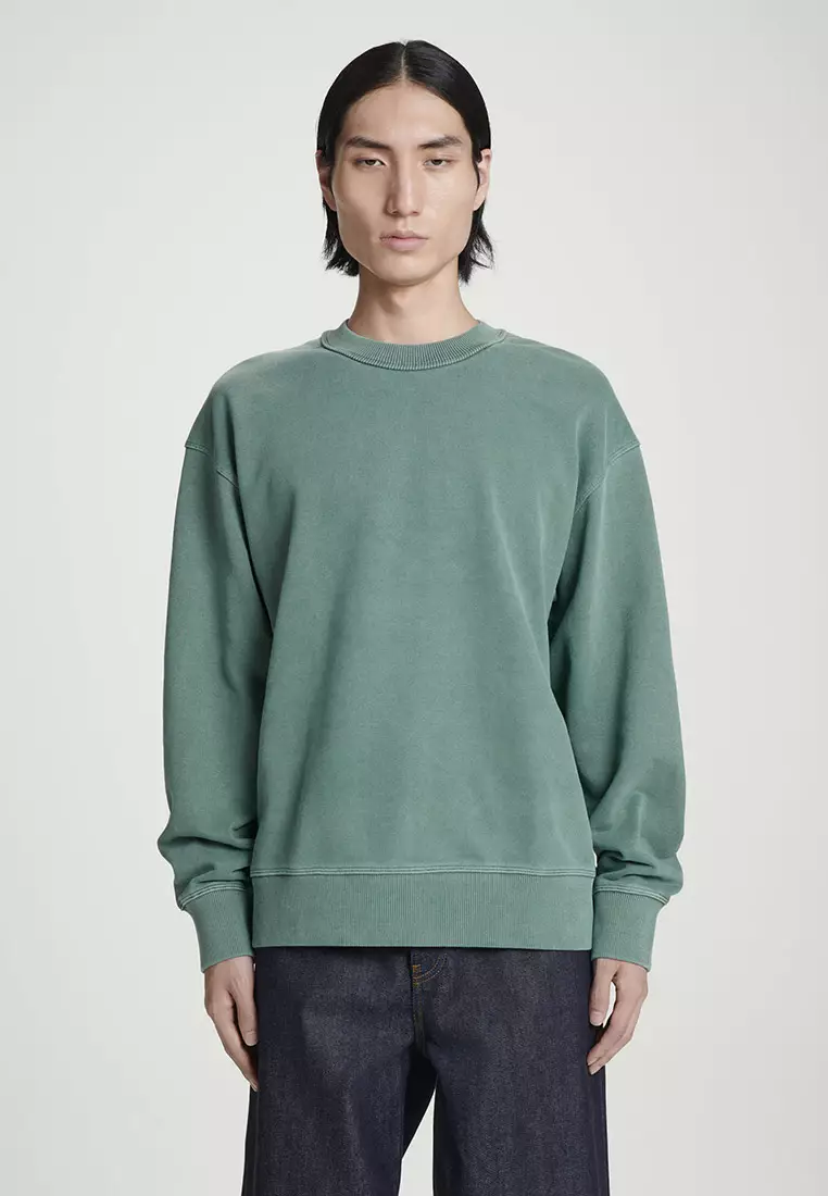 Mock neck sweatshirt on sale