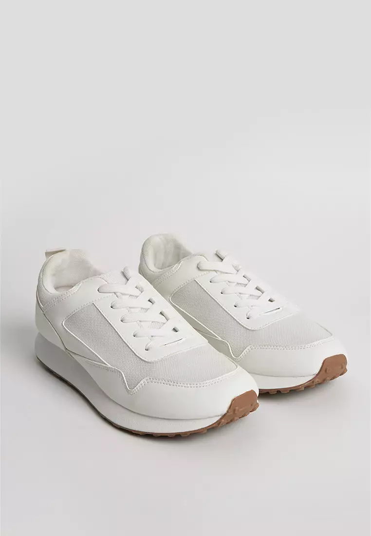 Discount on Penshoppe  shoes - SKU: Men's Lace-Up Mesh Sneakers