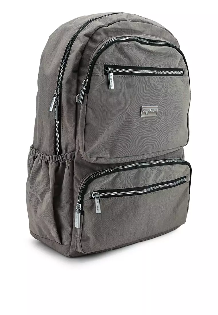 Metallic Series Crinkle Nylon Backpack