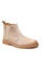 Twenty Eight Shoes beige VANSA  Vintage Leather Elastic Boots  VSM-B1703067 04B7CSH042E515GS_2