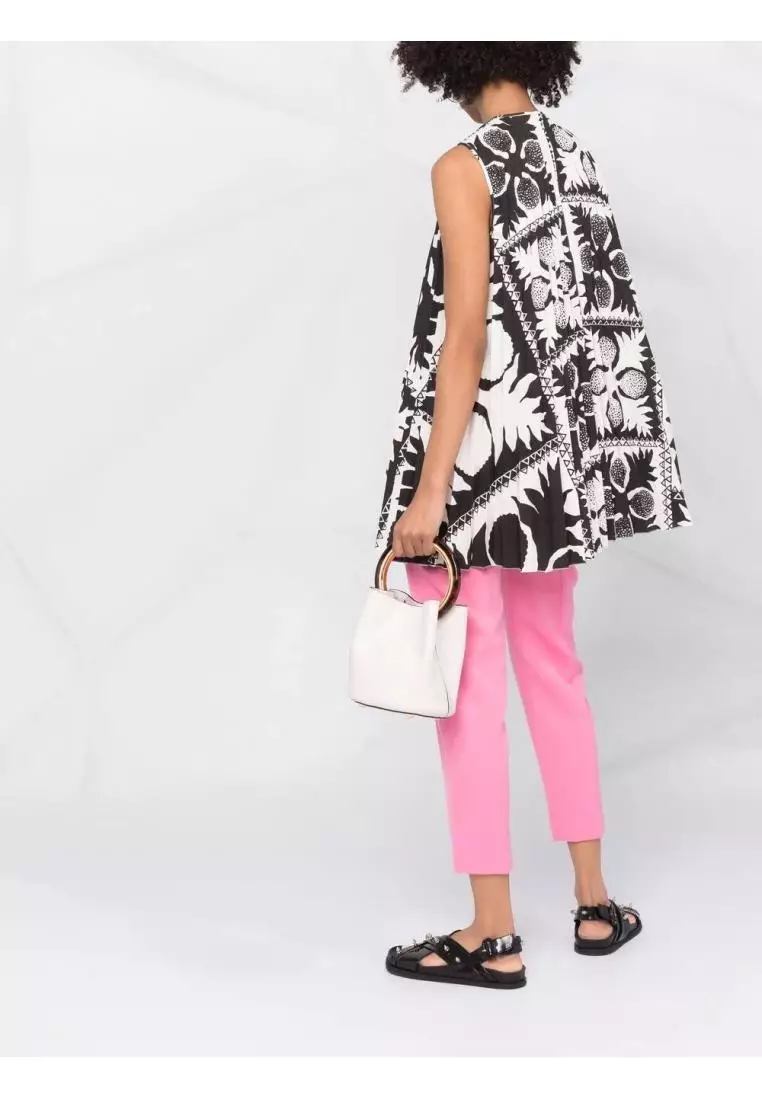 Buy RED VALENTINO RED VALENTINO - Top Stampa Flower Damier