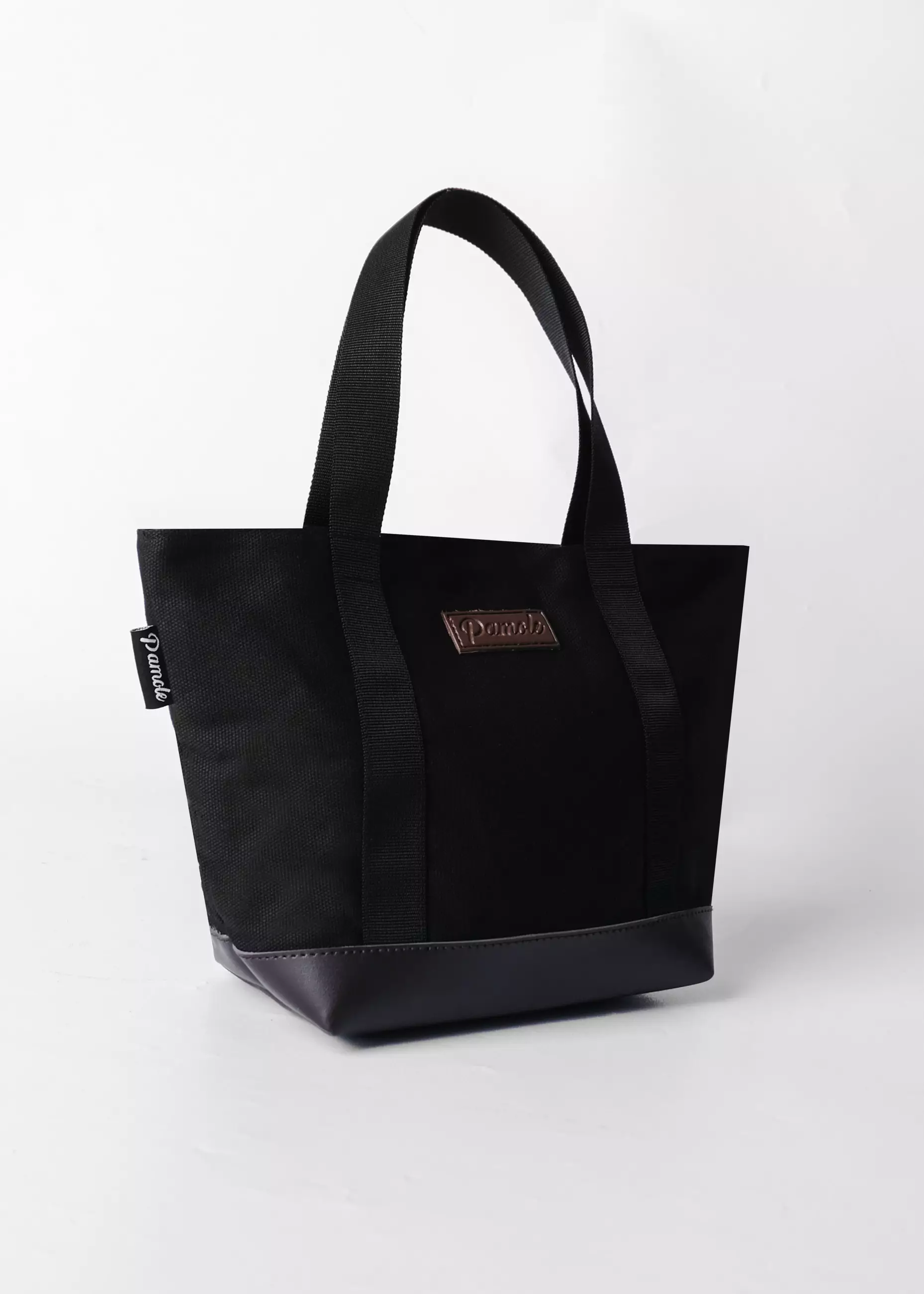 Pamole Pouch Make Up Tas Kosmetik Bahan Kanvas - Rummi Series - Kopi