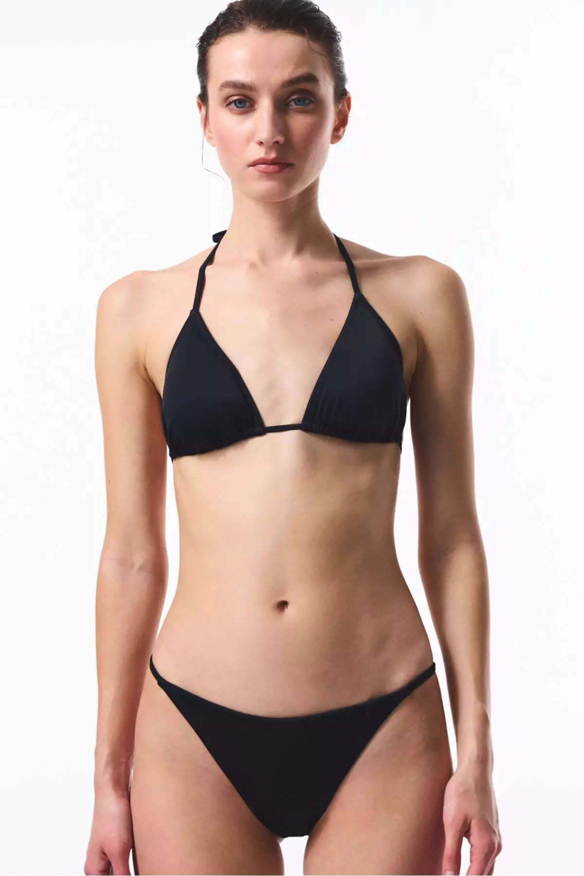 Triangle Black Bikini Top