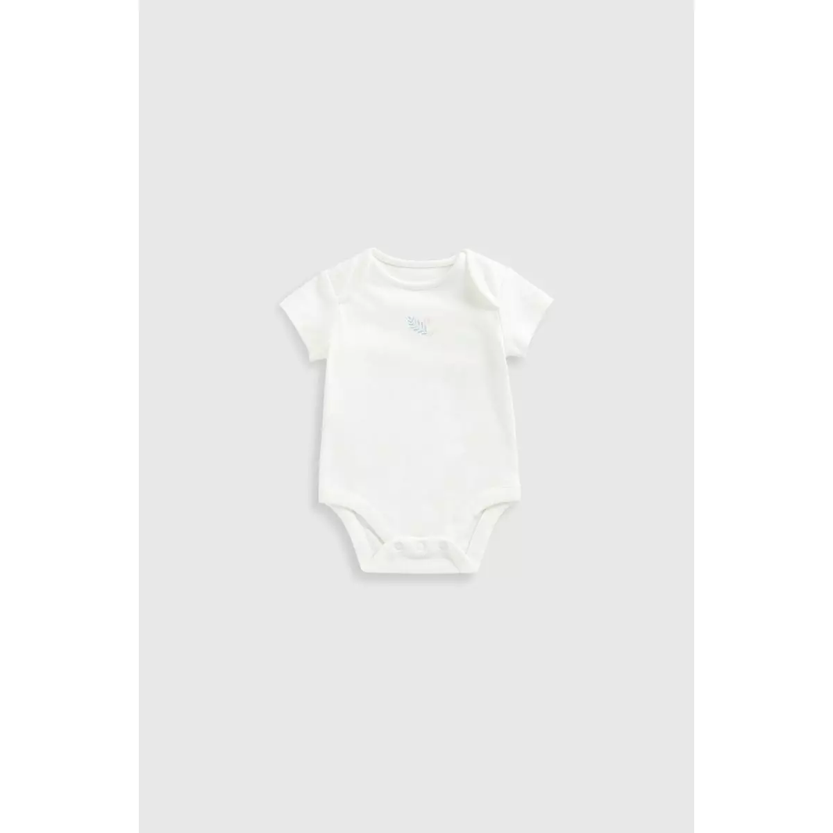 Mothercare Sealife Short-Sleeved Bodysuits - 5 Pack - Terusan Bayi Perempuan (Putih)