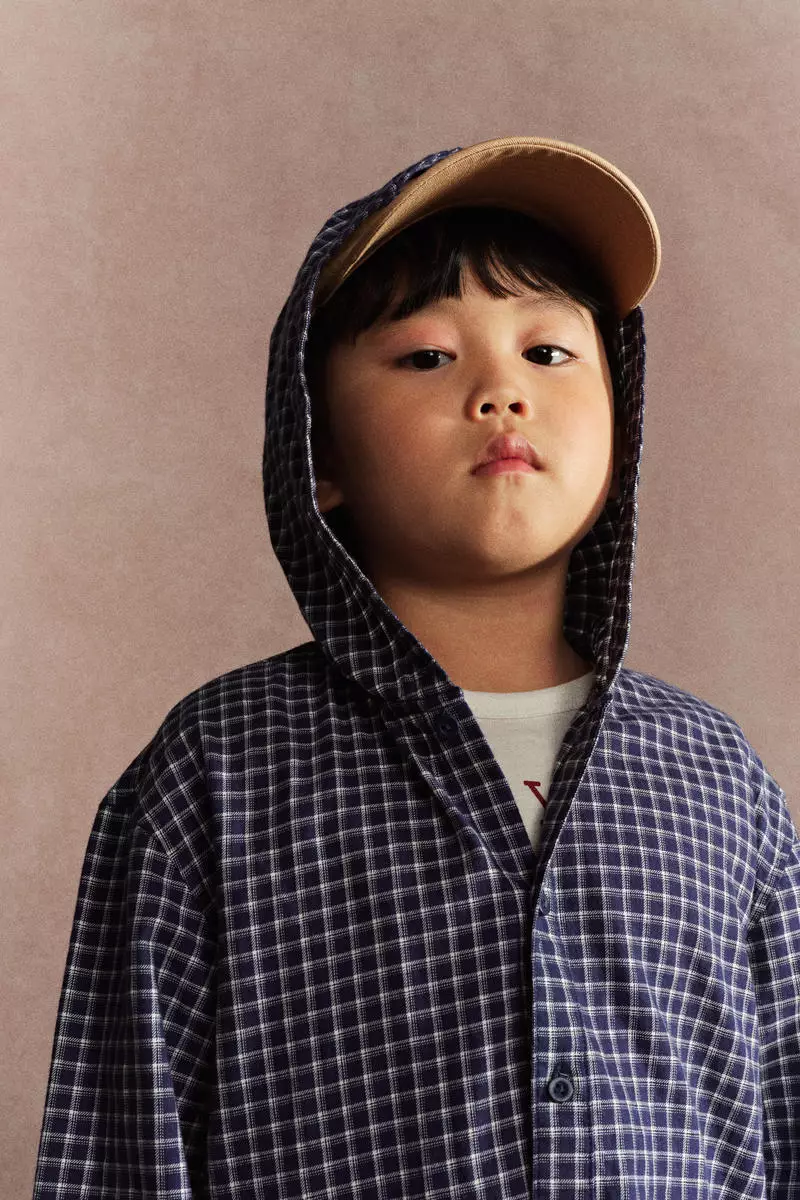 Cotton twill overshirt