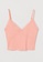 H&M pink Lace Ribbed Top A3DFEAA4DC0A62GS_5