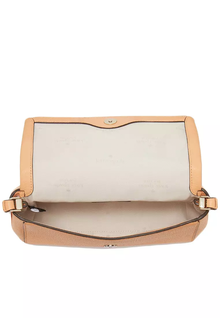 Leila Mini Crossbody - Orange Cream