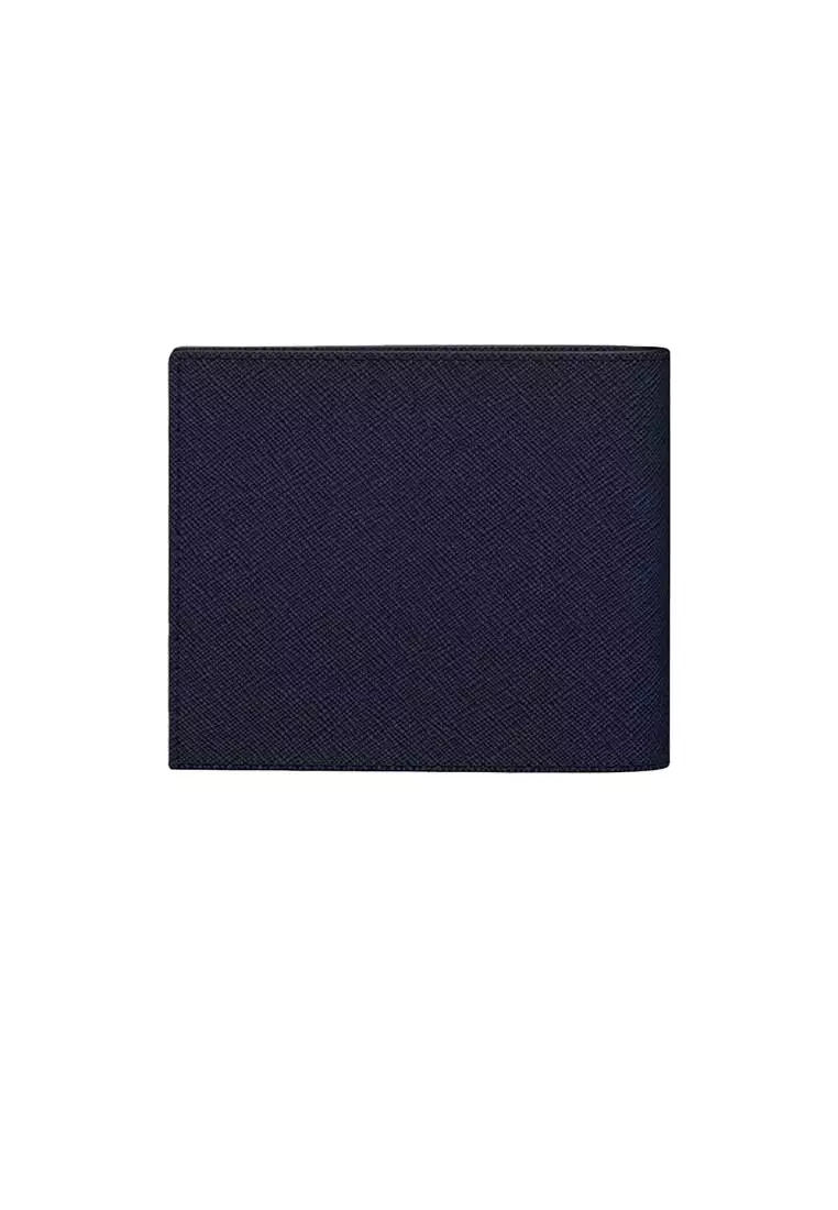 Cooper Saffiano Leather Billfold Wallet With Passcase Navy 36S5LCOF2U