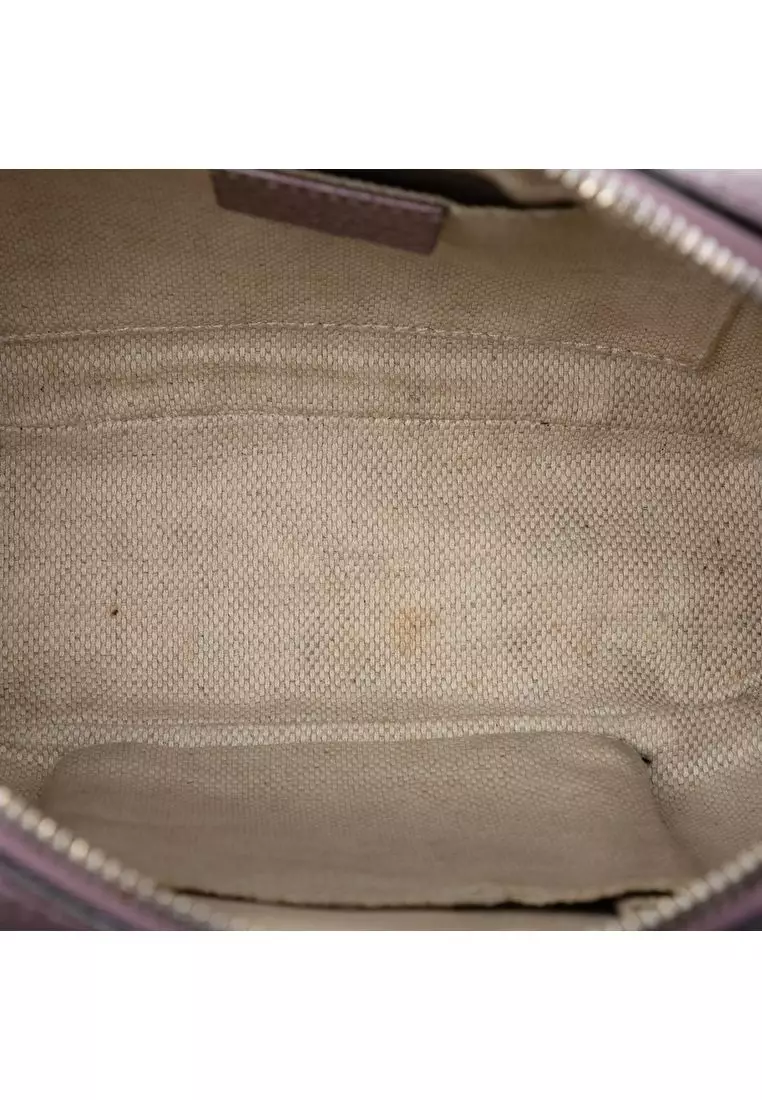 Pre-Loved Gucci Metallic Leather Soho Disco Crossbody