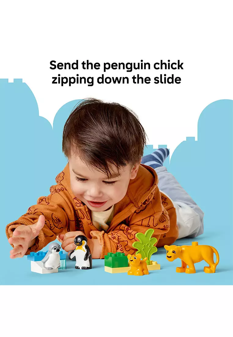 Buy LEGO® DUPLO 10442 Wild Animal Families: Penguins & Lions, Age 2 ...