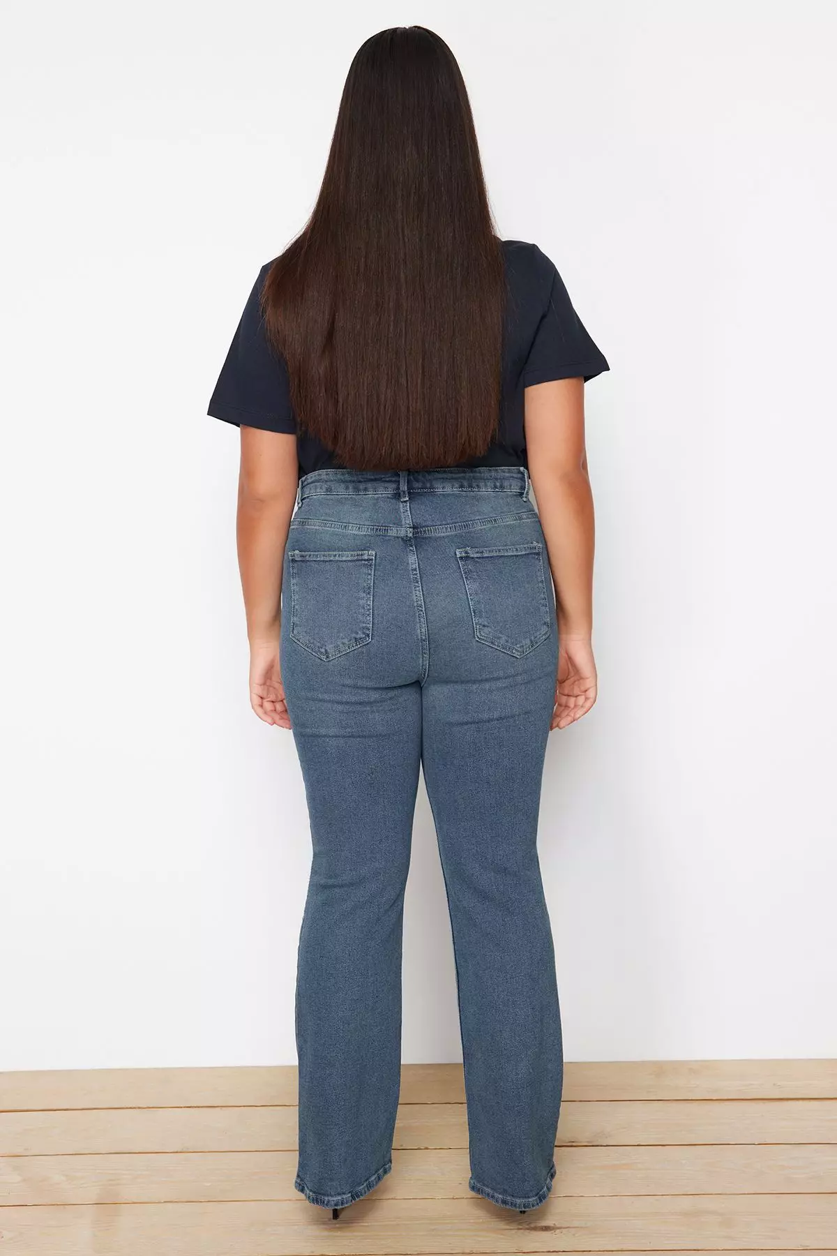 Curve High Waist Spanish Leg Jeans