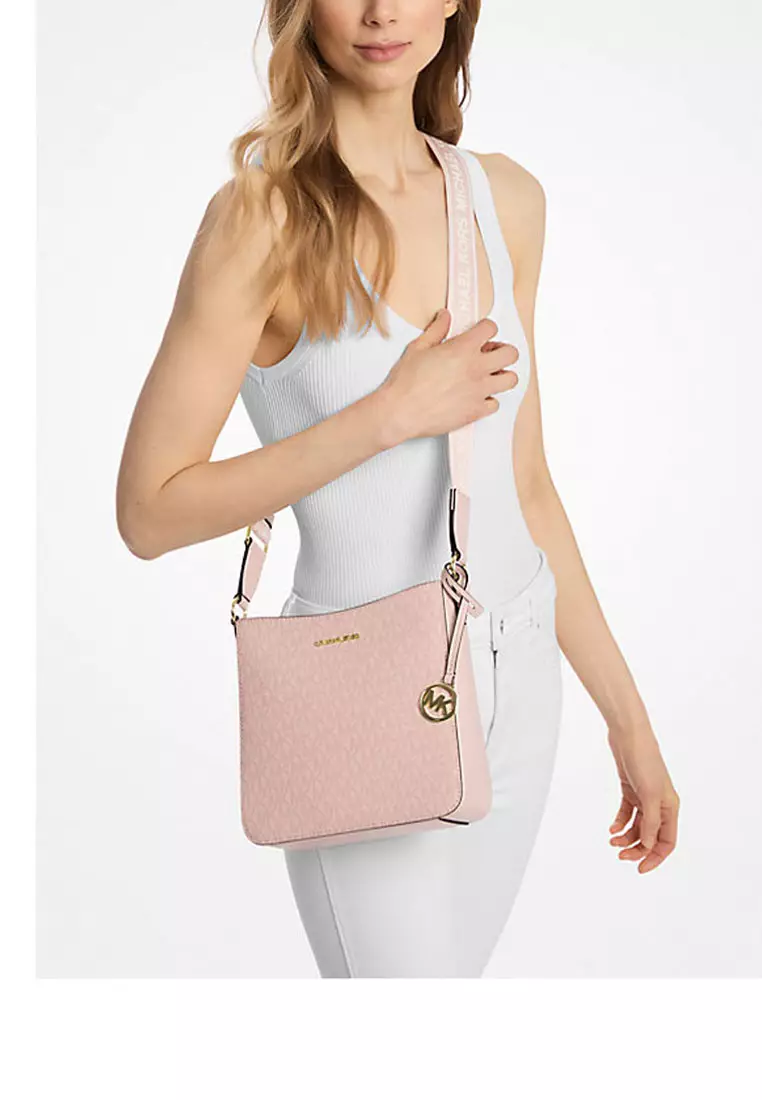 Jet Set Small Signature Logo Crossbody Bag