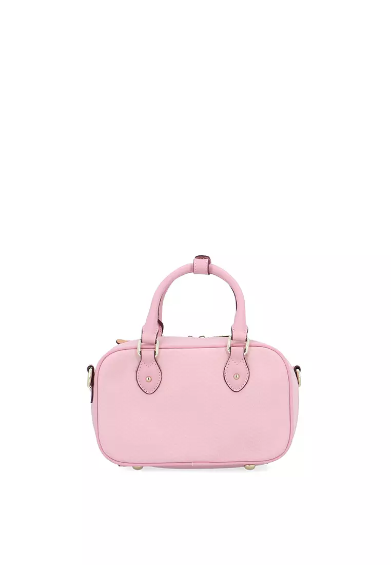 Bowie Nylon Handbag S - Pink