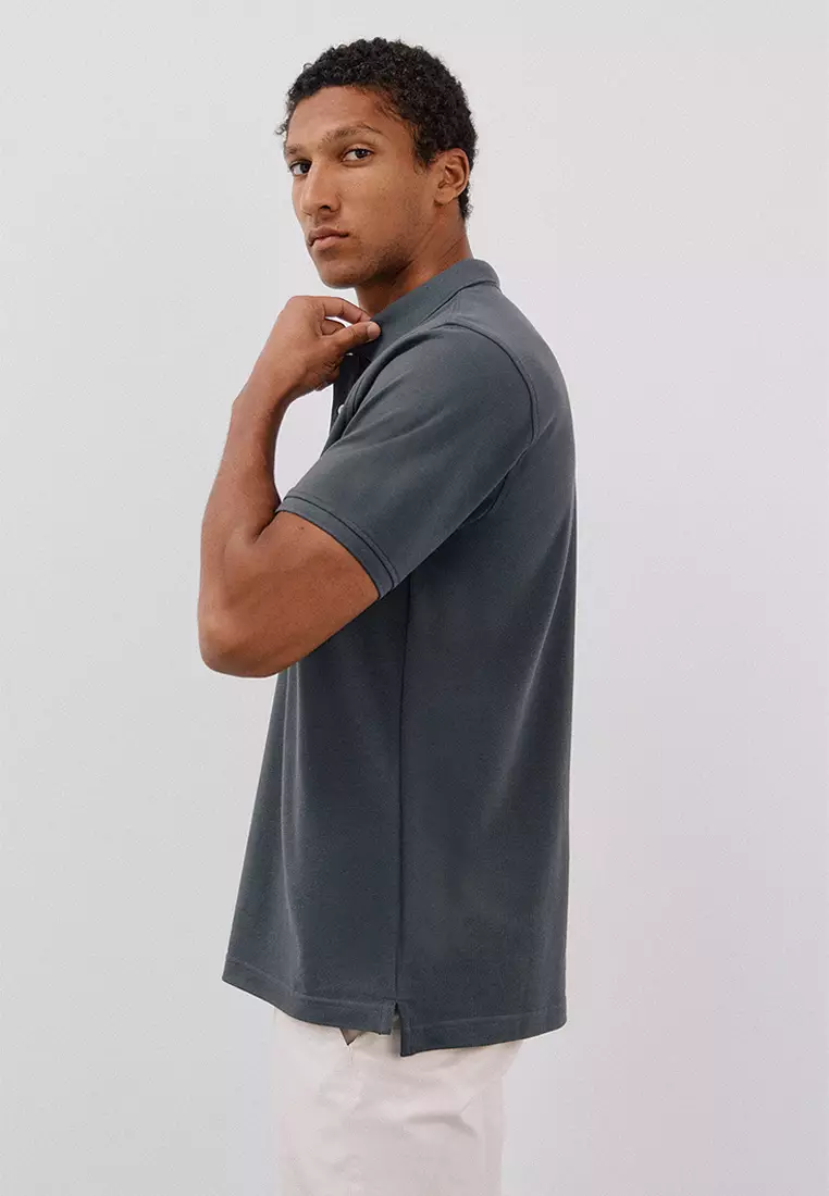 Basic Piqué Polo Shirt