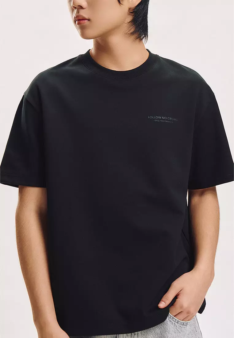 Follow No Crowd Relaxed Fit T-Shirt