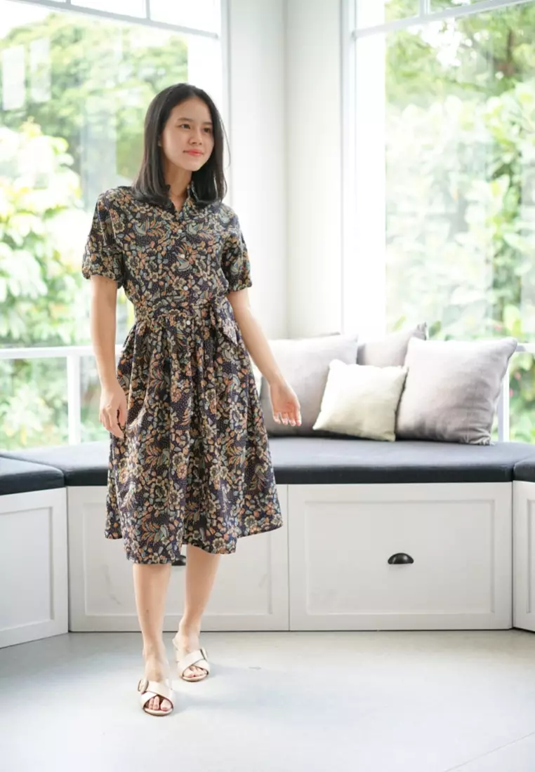 Dress batik zalora sale