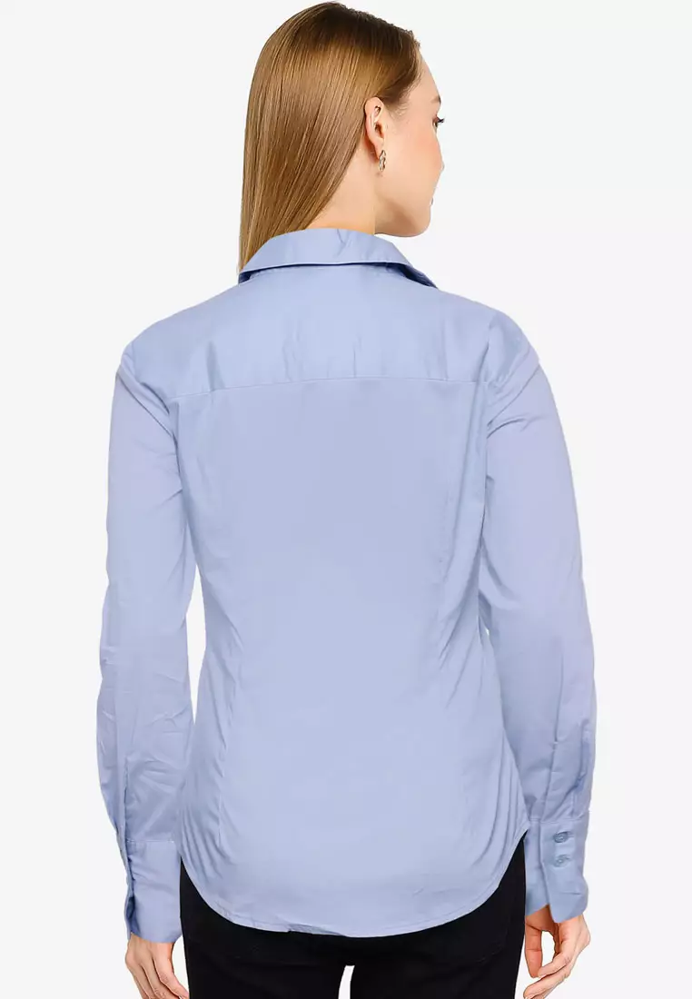 Chest-Pocket Cotton Shirt