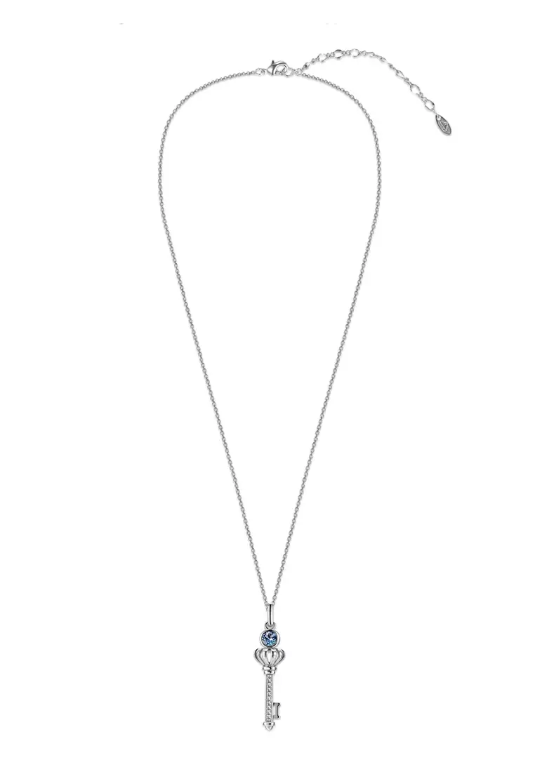 [ Alexandrite Collection ] Majestic Key Alexandrite Pendant Silver S925 WG - Kalung by Her Jewellery