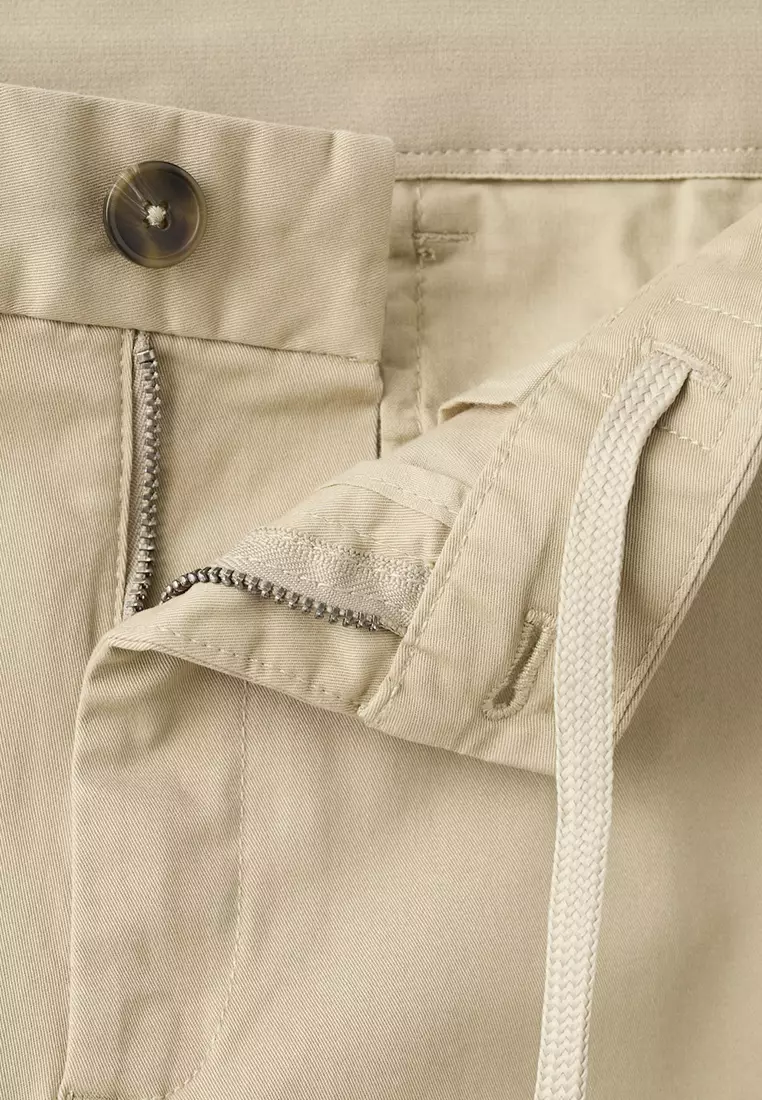 Pantalon Cropped Tapered Chino Pants