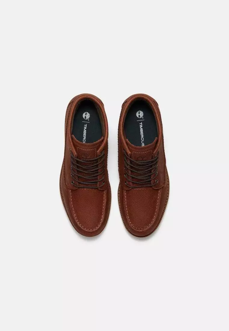 Men’s Britton Mills Mid Chukka Boot (Rust Full Grain)